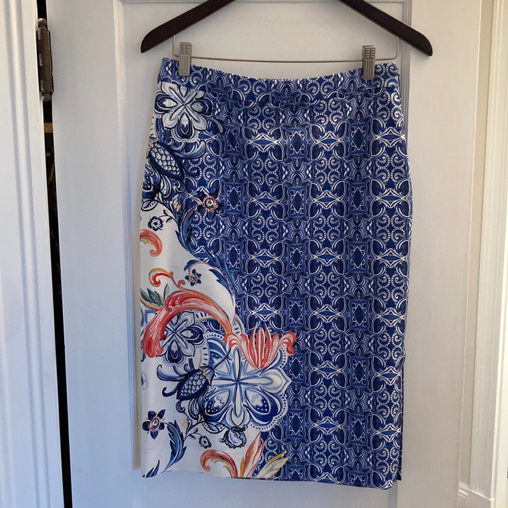 Moulinette Soeurs Floral Print Pencil Skirt